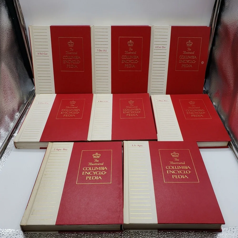 The Illustrated Columbia Encyclopedia Volumes 1-16 W/ Extra 8 1969 Edition Great